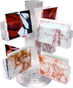 Clear Acrylic Card Spinner Racks
